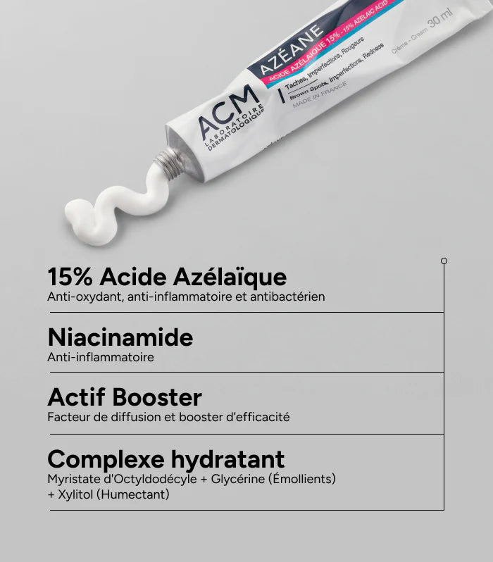 ACM AZEANE crème acide azelaique 15% 30ml