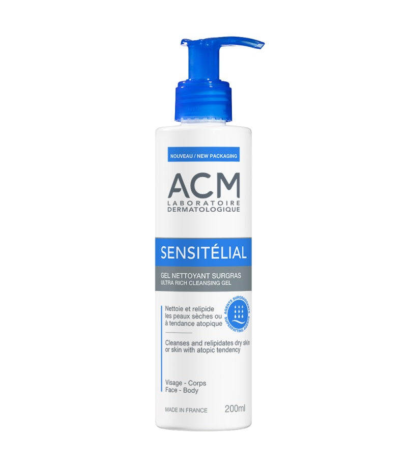 ACM SENSITÉLIAL gel nettoyant surgras 200ml