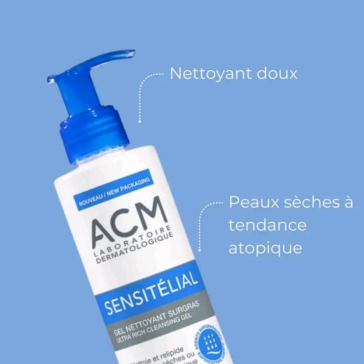 ACM SENSITÉLIAL gel nettoyant surgras 200ml