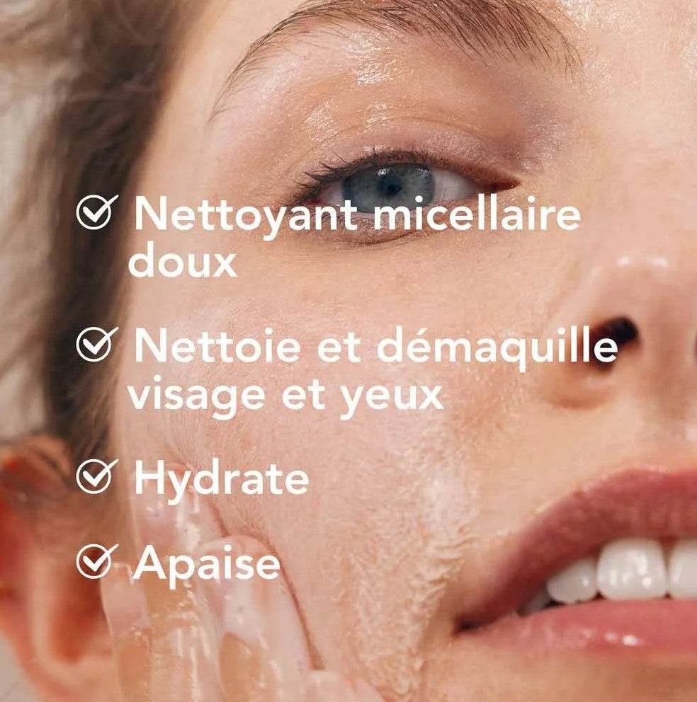 BIODERMA CRÉALINE GEL MOUSSANT nettoyant micellaire apaisant 100ml