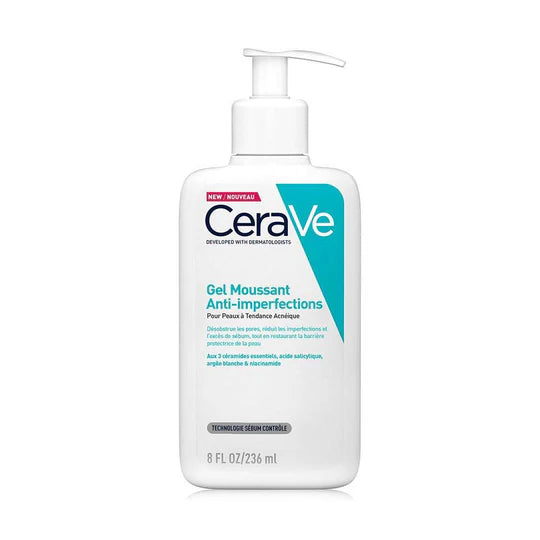 CERAVE GEL MOUSSANT ANTI-IMPERFECTIONS peaux à tendances acnéique 236 ml