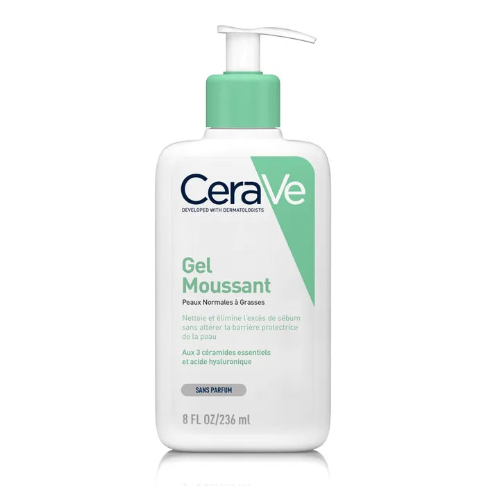 CERAVE GEL MOUSSANT peaux normales à grasses 236ml